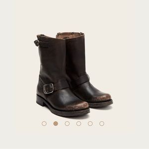 Frye Veronica Short Boot in Distressed Black (Size 8.5 B)